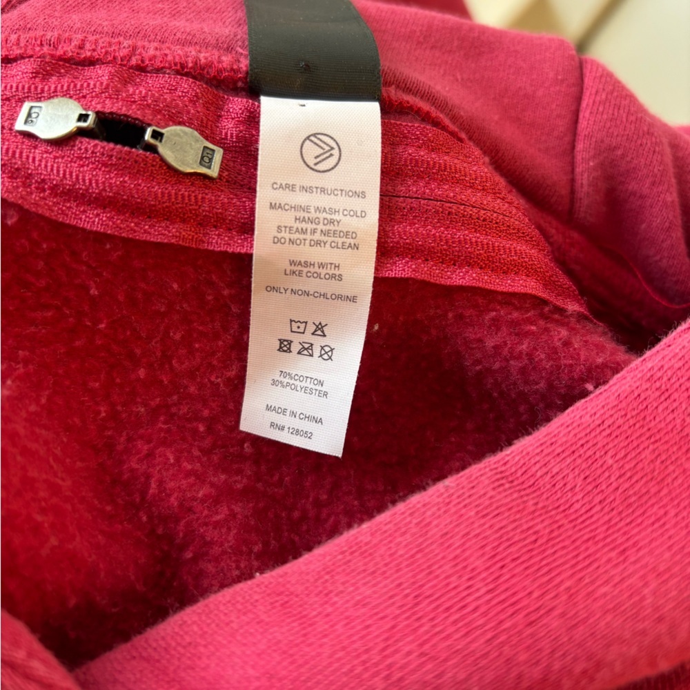 SAVVI Hot Pink Challan Open Back Hoodie Women’s XS Workout Active - Picture 8 of 10